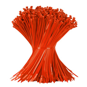 Armpow front packaging showing 1,000 red zip ties and bulk supply benefit