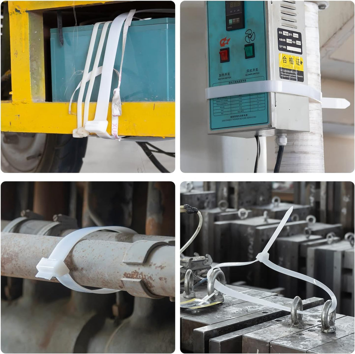 Armpow nylon 66 ties resist aging and corrosion in tough environments.