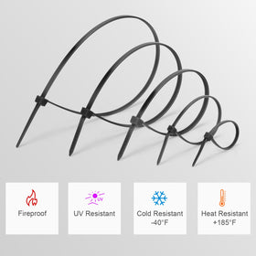 Armpow self-locking zip ties ensure quick securing of cables