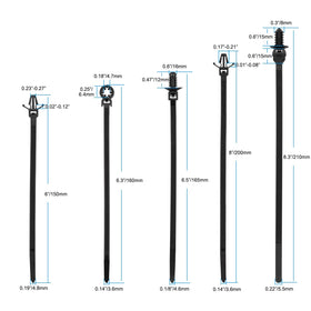 Armpow UV-resistant nylon cable ties ensuring long-lasting performance in harsh environments.