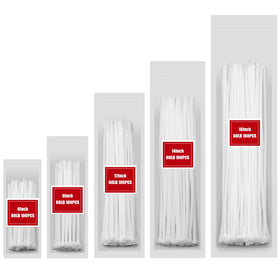 Armpow zip ties 60lb strength in a 500-pack for versatile organization.