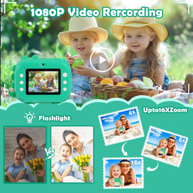 ARNSSIEN kids camera records 1080P video for clear memories