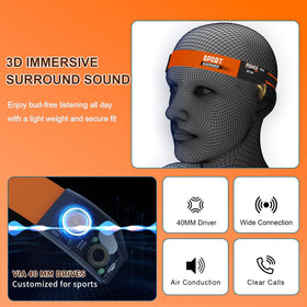 ARognsbo open-ear design supports ambient awareness during workouts.
