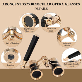 Aroncent close-up of foldable handle demonstrating convenient handheld use