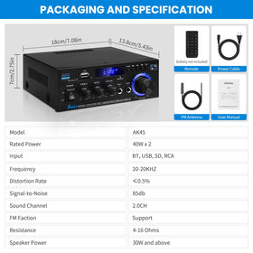ARRAROWN AK45 in a living room audio setup highlighting versatile home-theater benefit