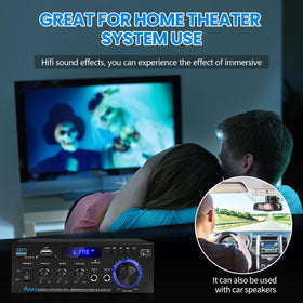 ARRAROWN AK45 with microphone and USB demonstrating karaoke and playback convenience
