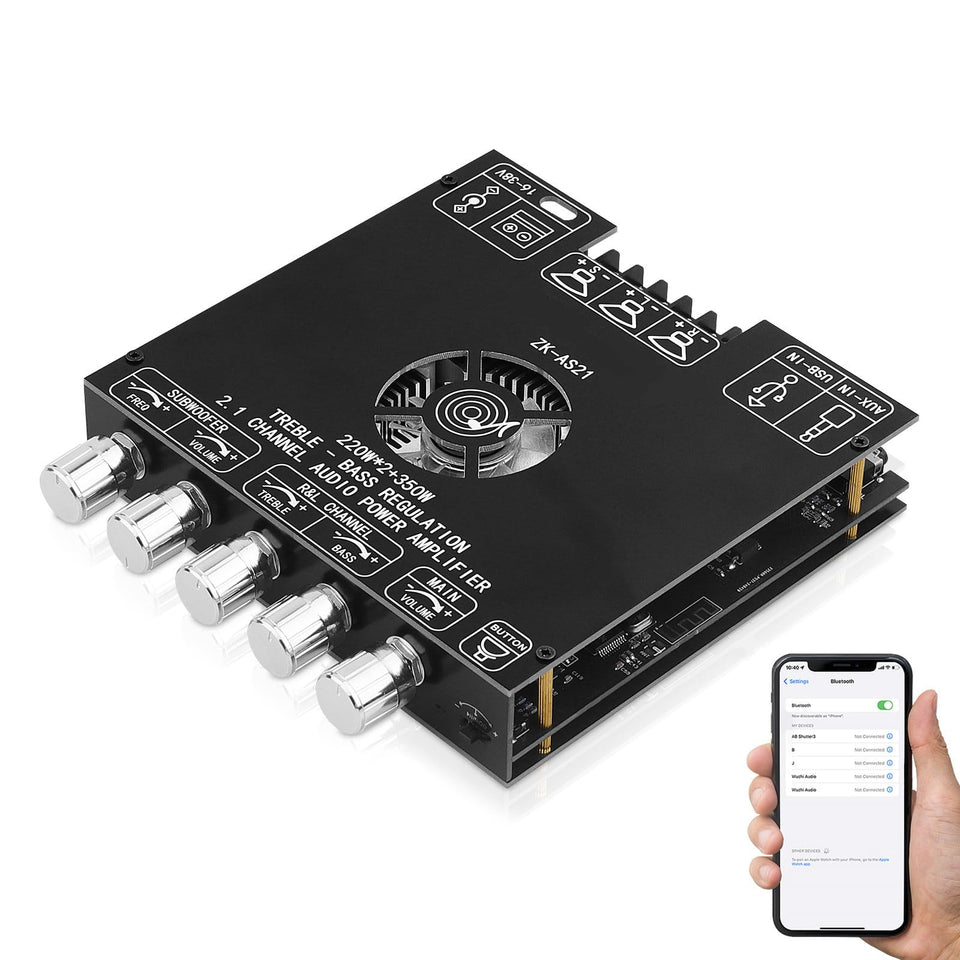 ARRAROWN front panel showing controls and input options for flexible setup
