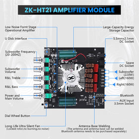 ARRAROWN size and power supply comparison showing scale and recommended voltages