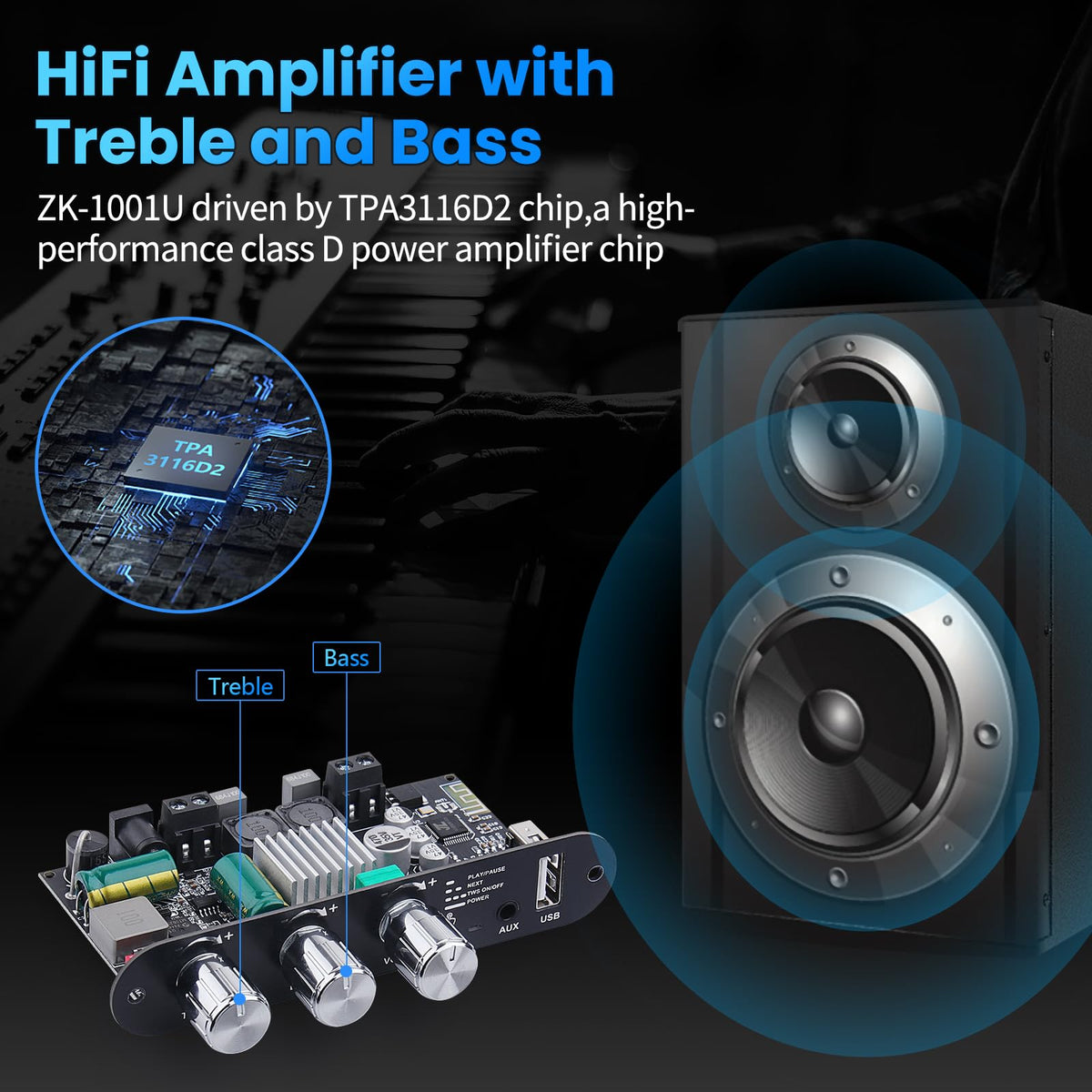 ARRAROWN ZK-1001U Bluetooth 5.3 module for low-latency wireless connections