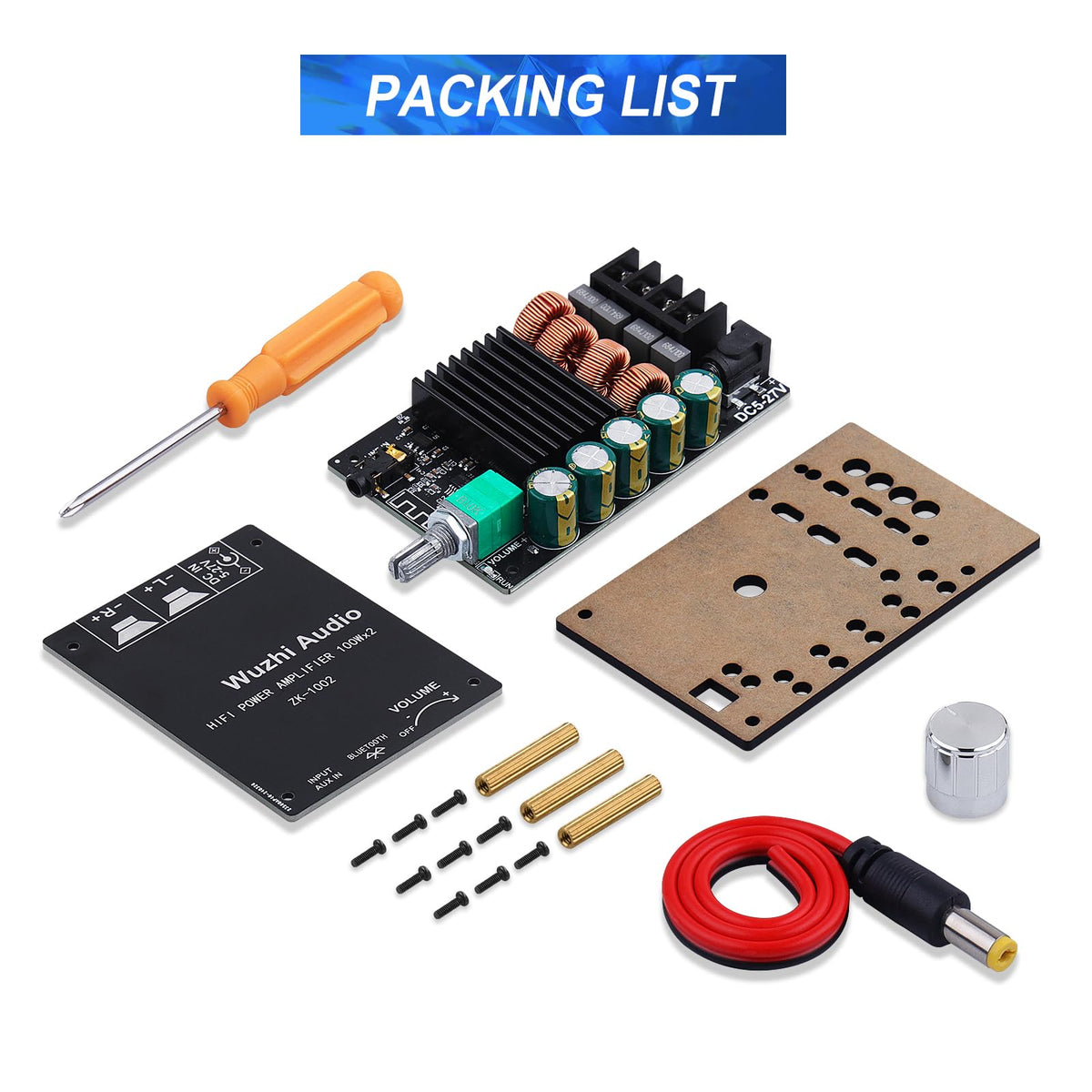 ARRAROWN ZK-1002 in-diy-speaker-case demonstrates easy integration.