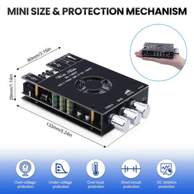 ARRAROWN ZK-1602T uses a quiet, long-life cooling fan for reliability.