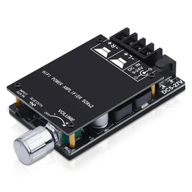 ARRAROWN ZK-502C Bluetooth amplifier board powering home speakers with clear stereo sound.