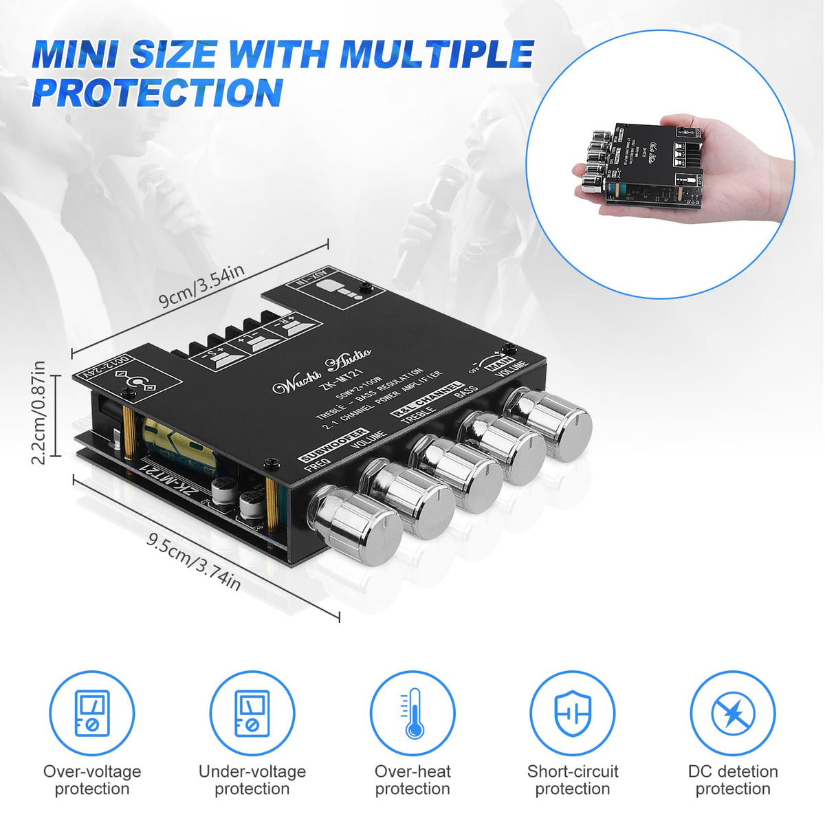 ARRAROWN ZK-MT21 compact size fits shelves, desks, or bars.