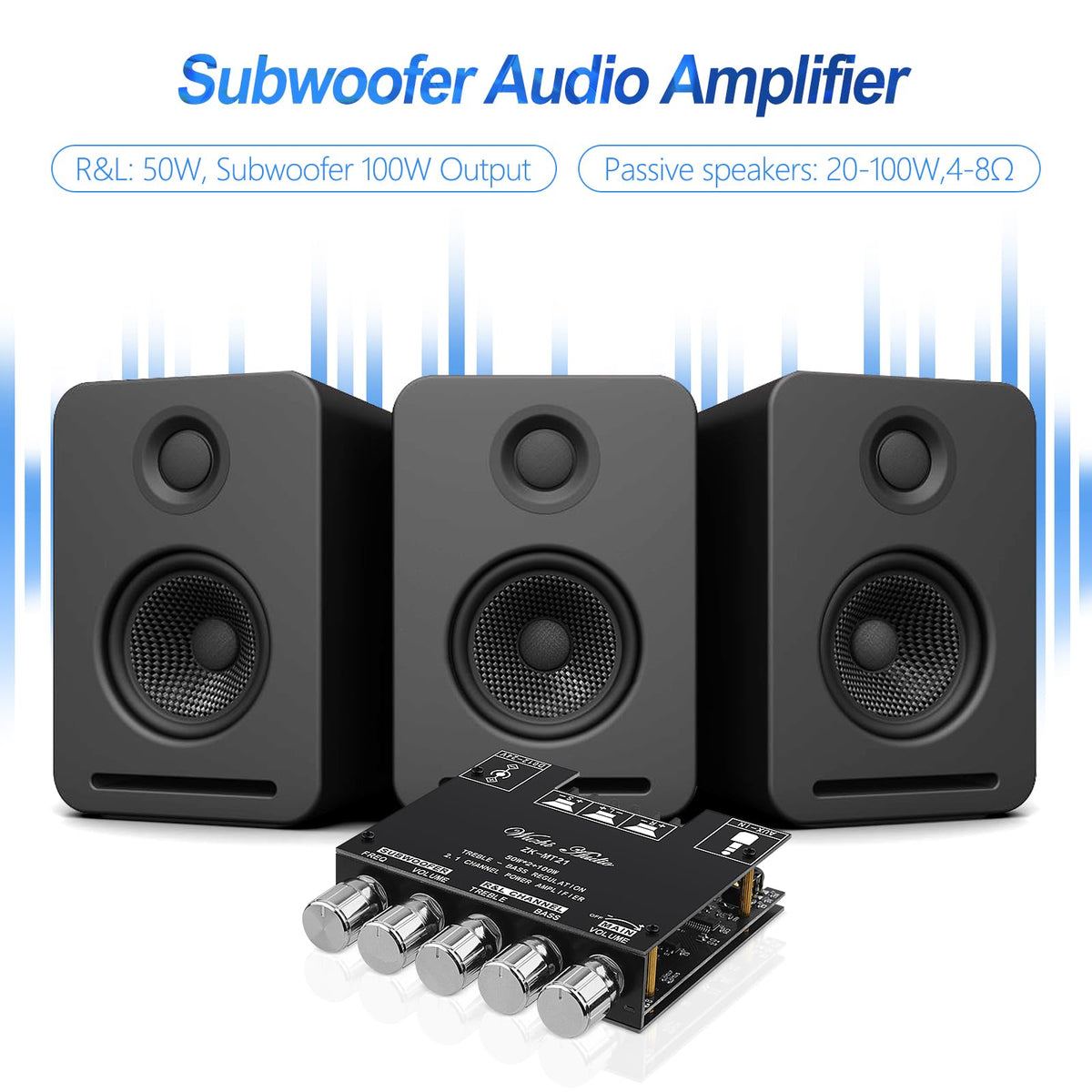 ARRAROWN ZK-MT21 input ports provide flexible Bluetooth and wired connections.