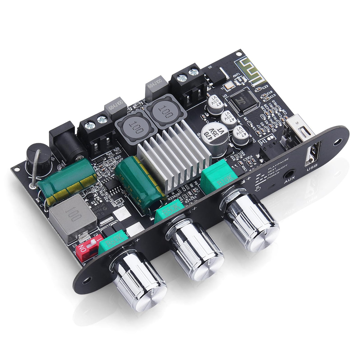 ARRAROWN ZK-1001U mono amplifier board close-up for compact DIY speaker builds
