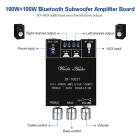 ARRAROWN ZK-1002T AUX input suitable for external sources