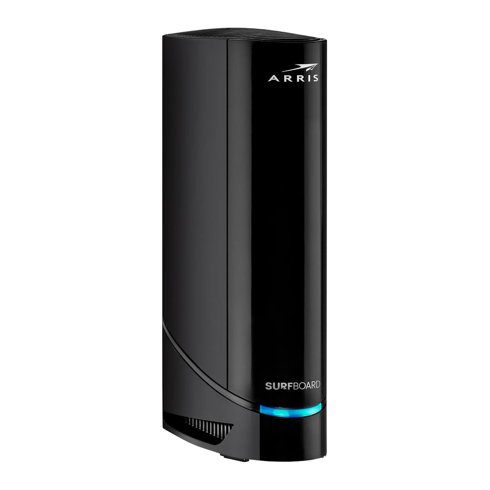 ARRIS G18 front view highlighting compact design for fast home Wi-Fi.