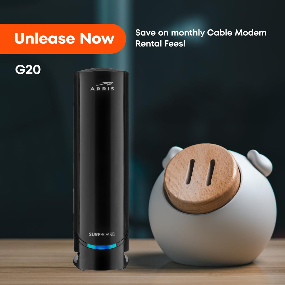 ARRIS G20 upstream optimization improves video calls and file uploads.