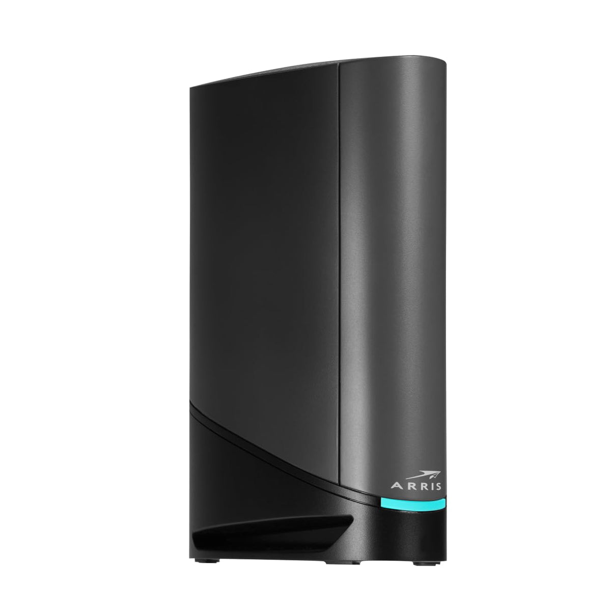 ARRIS G36-RB front view showing a compact, efficient modem-router for home use.