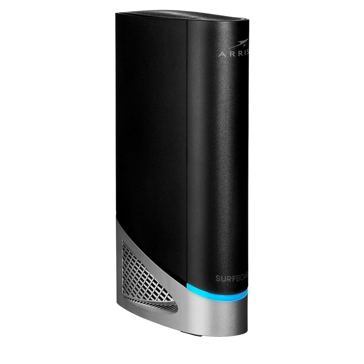 ARRIS G54 modem-router front view showing compact all‑in‑one unit for home networking benefits.