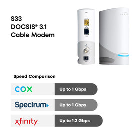 ARRIS S33-RB setup via SURFboard Central app for quick activation.