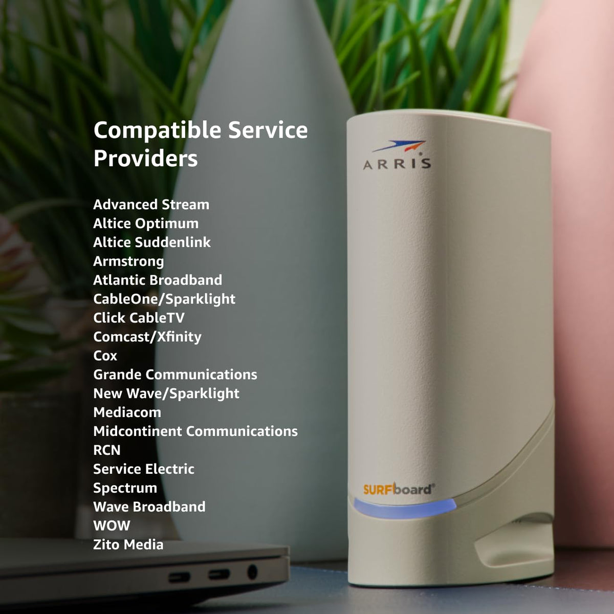 ARRIS S33-RB speed test results illustrate multi-gig potential with compatible providers.