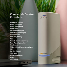 ARRIS S33-RB speed test results illustrate multi-gig potential with compatible providers.