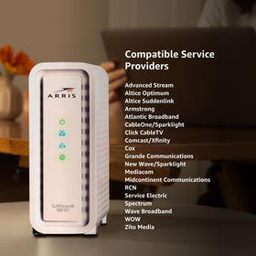 ARRIS SB6183 warranty badge indicating two-year coverage