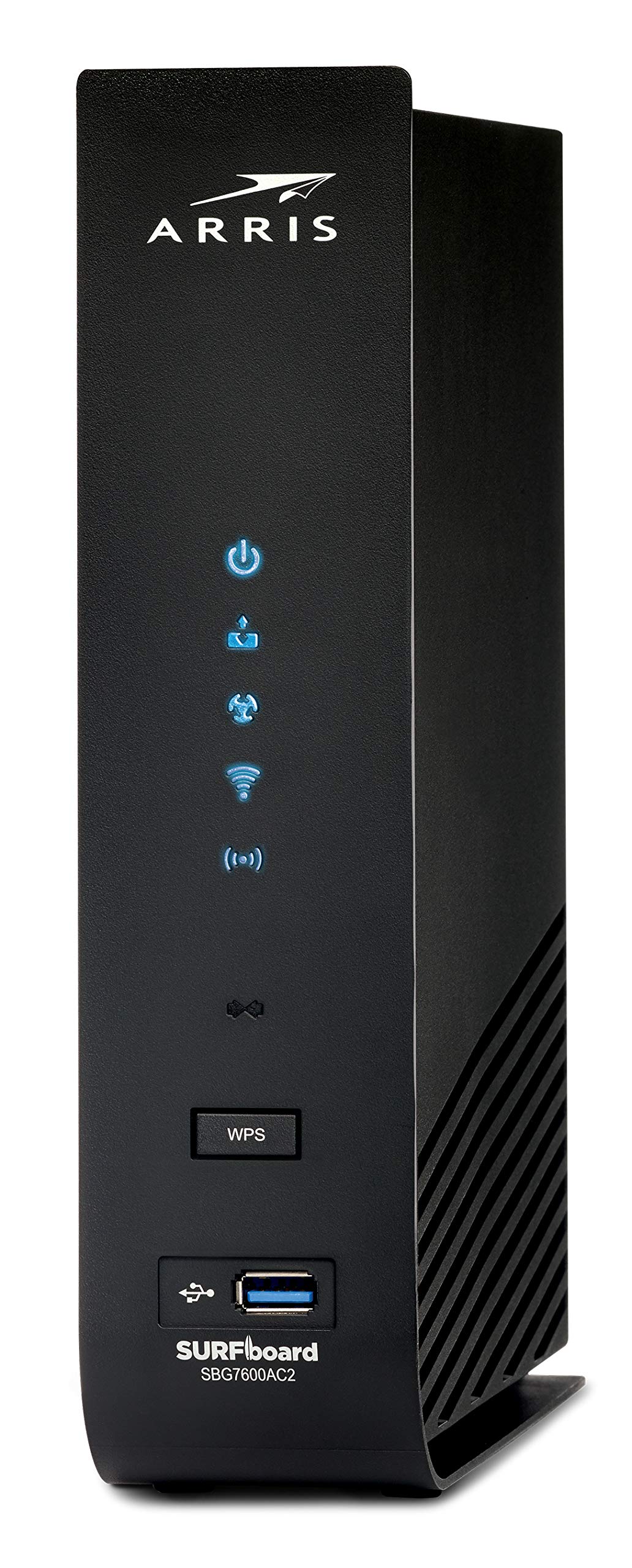 ARRIS SBG7600AC2 compact design fits neatly in small spaces.