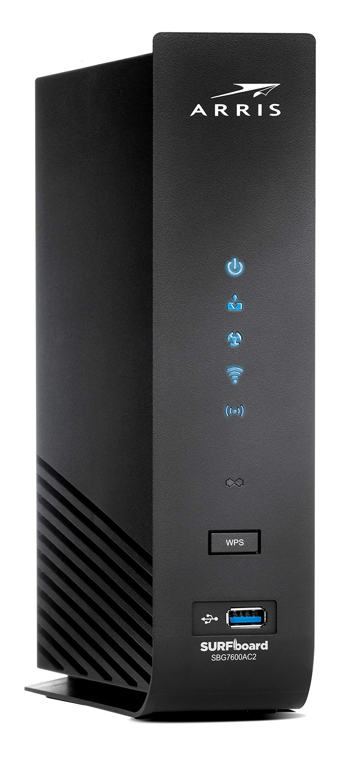 ARRIS SBG7600AC2 four 1 Gbps ports for fast wired devices.