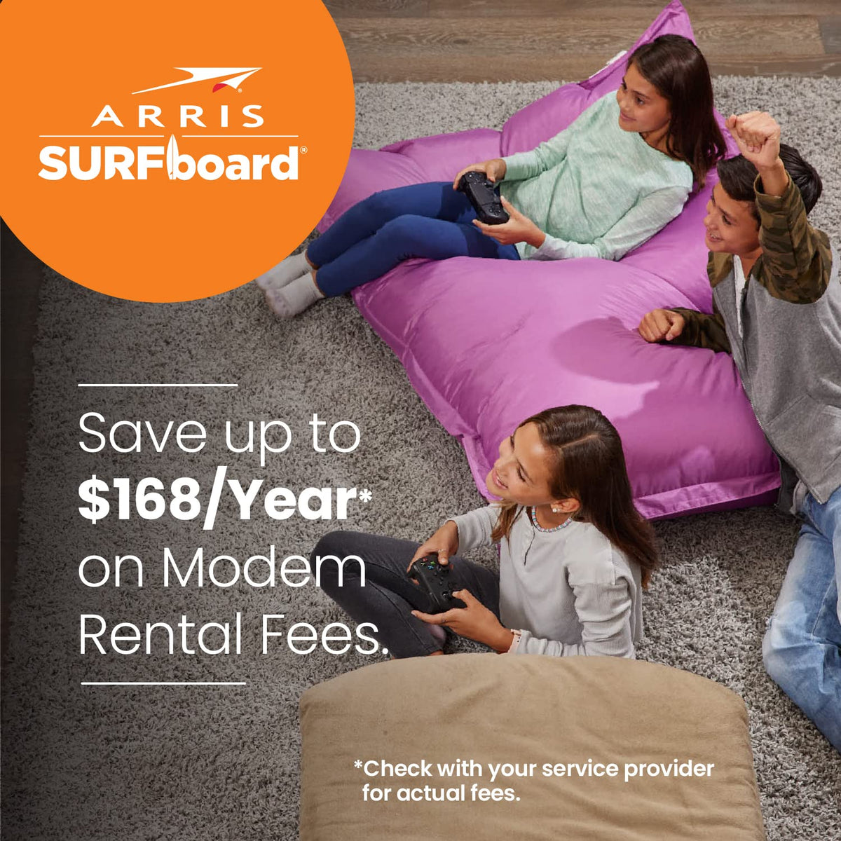 ARRIS SURFboard S33 dual Ethernet ports enabling multi‑gig network lanes