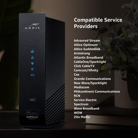 ARRIS Surfboard SBG6950AC2 provider approval badge indicating compatibility