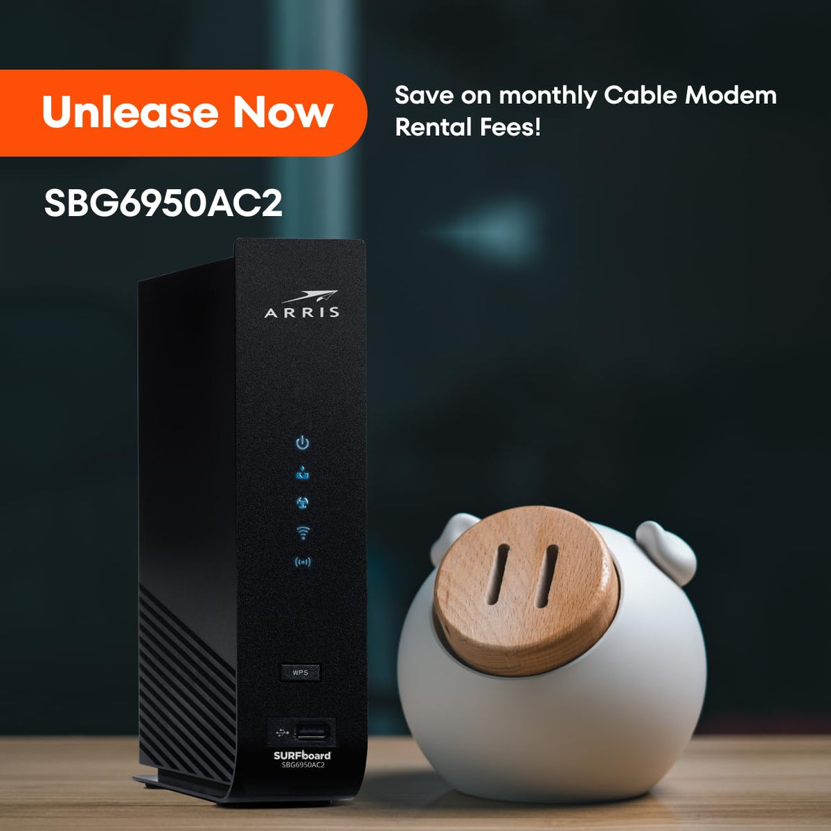 ARRIS Surfboard SBG6950AC2 dual band setup improving home Wi Fi reach