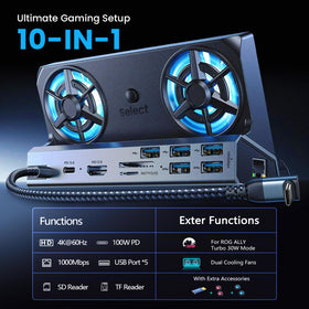Arrocent side view with 4K HDMI connected to monitor for sharper visuals