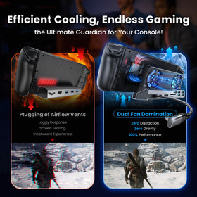 Arrocent top close-up of dual cooling fans improving sustained performance