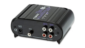ART DJPREII rear view with RCA inputs outputs and ground terminal for easy hookup