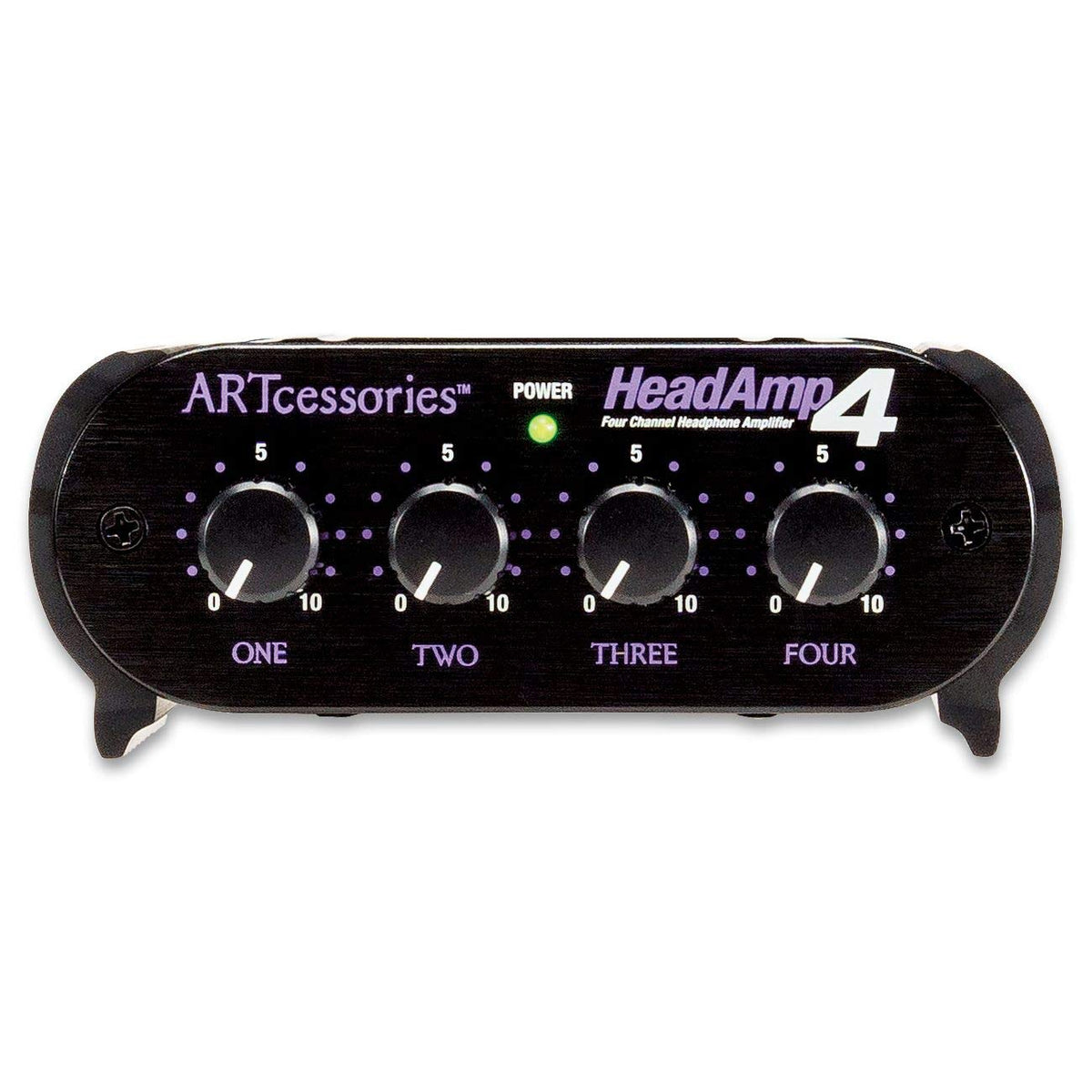 ART HeadAMP4 compact case design enables portable home studio monitoring