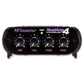 ART HeadAMP4 compact case design enables portable home studio monitoring