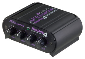 ART HeadAMP4 eight-output headphones setup for simultaneous band rehearsal monitoring