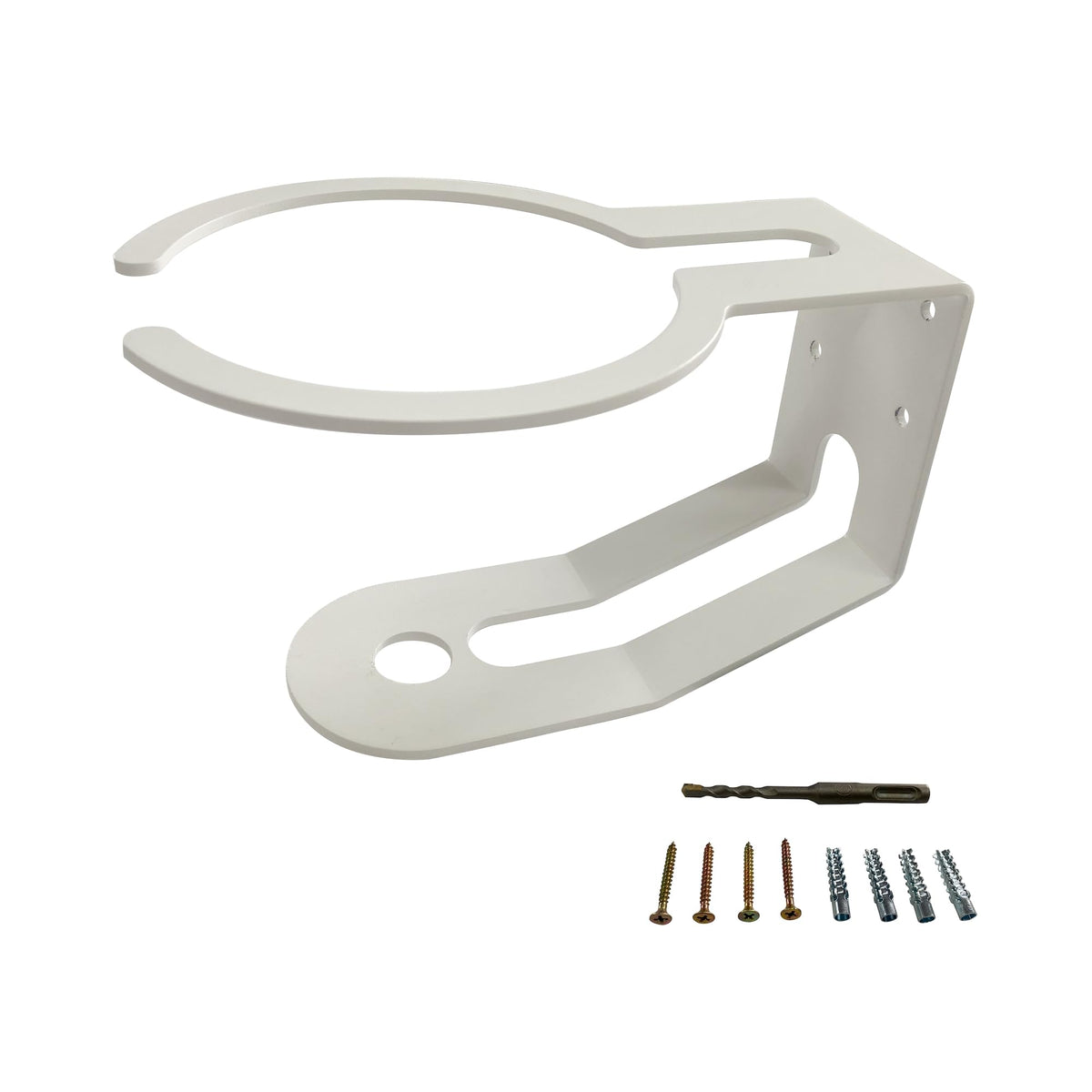 ArthurTool front view of bracket holding UniFi device, secure mounting benefit