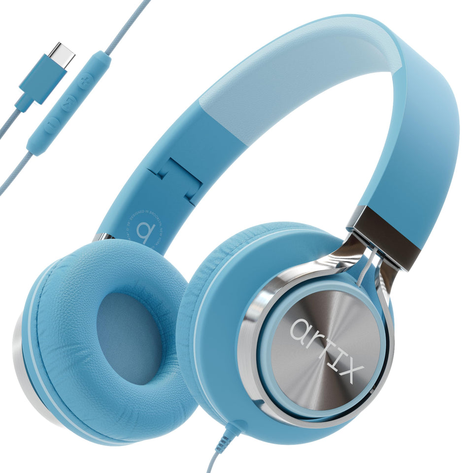 ARTIX CL750 front view showing sleek USB-C plug and foldable design for portability