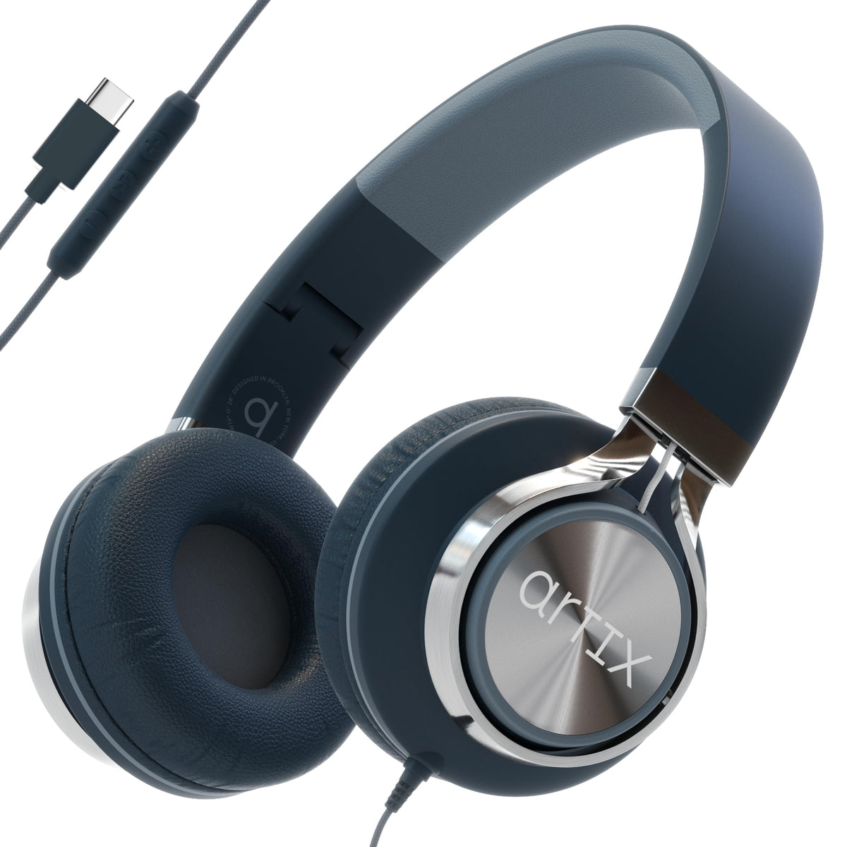 ARTIX CL750 front view showing on-ear design and clean finish for comfortable listening