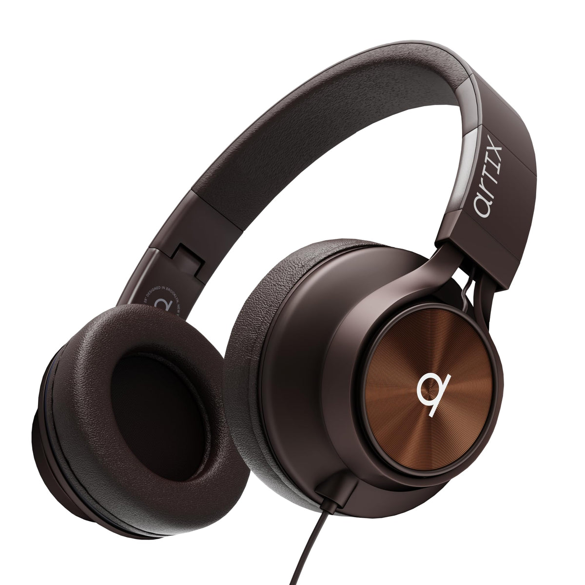 ARTIX front view of headset showing foldable frame and comfort, ideal for travel