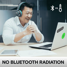 ARTIX worn on head model showing fit and passive noise isolation