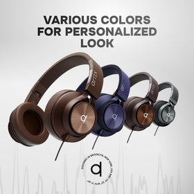 ARTIX headphones beside smartphone to show scale for portability