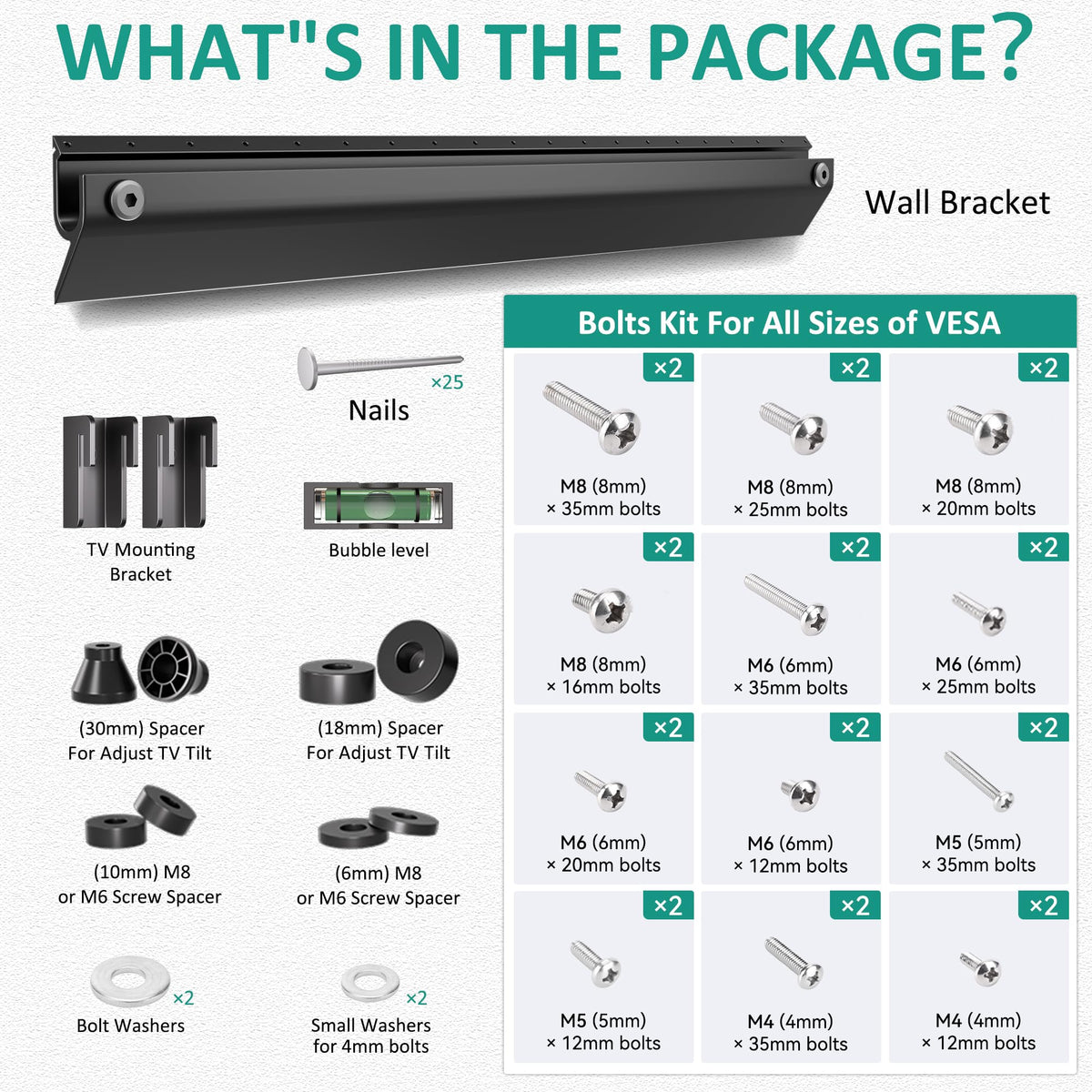 Artressel TV wall mount keeps the screen centered for game nights.