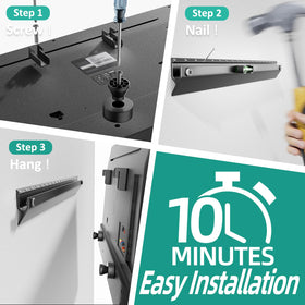 Artressel wall mount provides VESA compatibility from 200x100 to 600x400 mm.