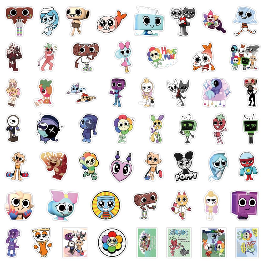 Artvibe Dandys World skateboard sticker offers bold, durable street-ready artwork.