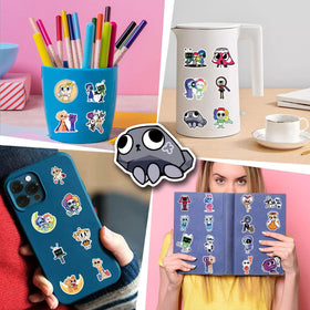Artvibe Dandys World stickers on skateboard revive gear with waterproof color
