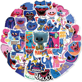 Artvibe Poppy Playtime sticker on laptop provides easy peel-and-stick application